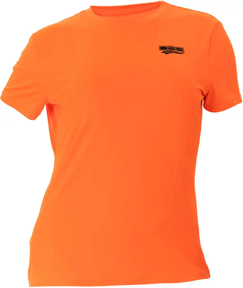 Dsg Casual Logo Tee Hi Vis Orange 2xs - DSG