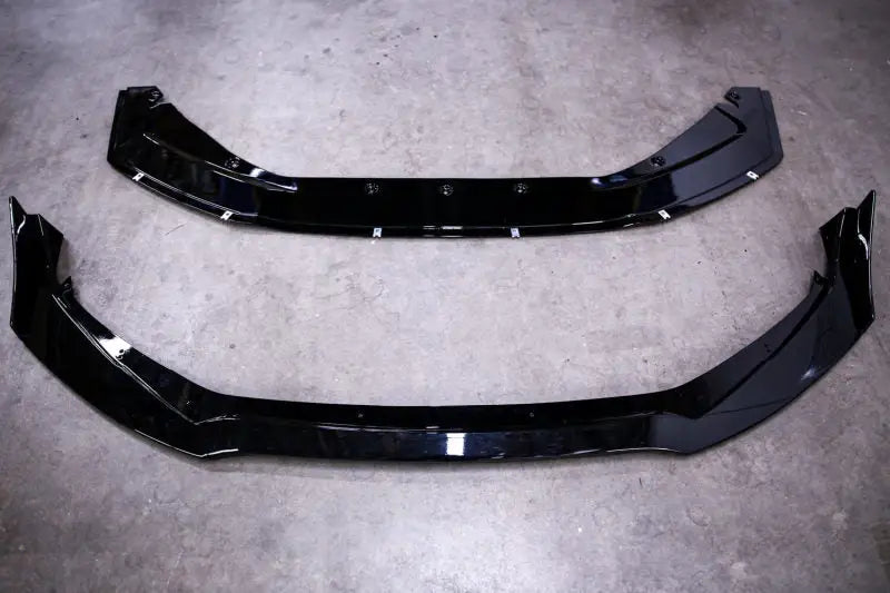 HKS body kit Type-S BRZ ZD8 F-Spoiler with black carbon fiber front bumper lip for 2015-2018 Ford Mustang GT
