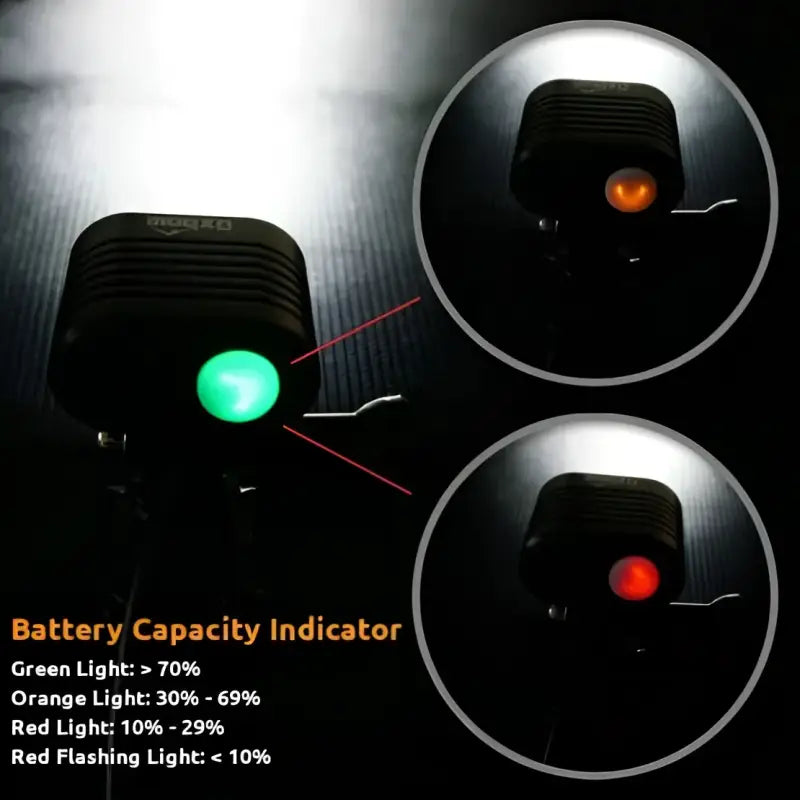 HL1011 Oxbow Gear Llc Voyager Mountain Bike Light Rechargeable Lithium Battery