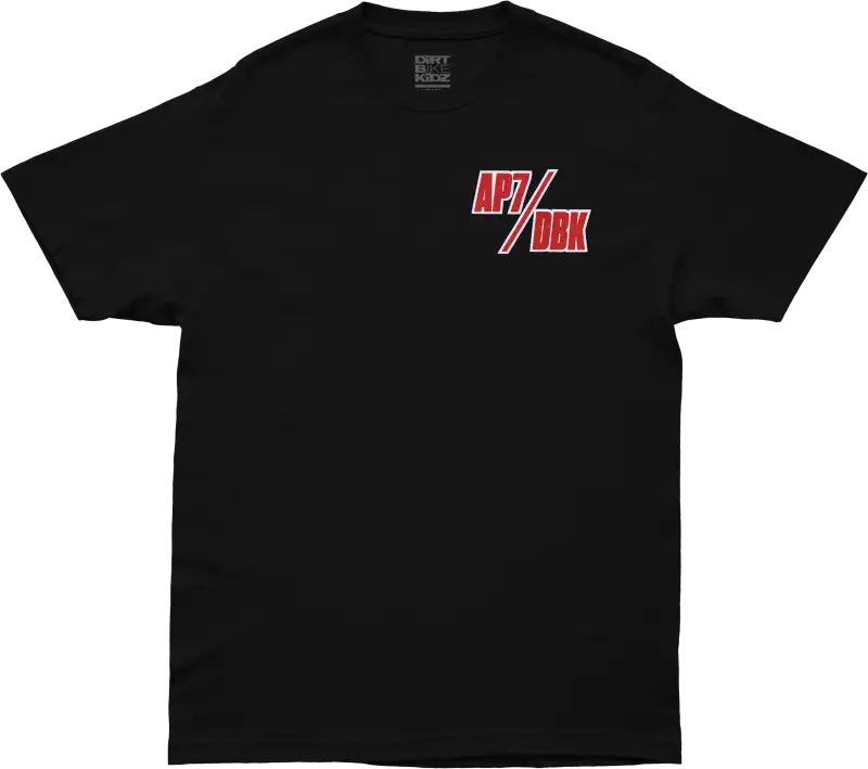 Ap7 Holeshot Tee Black 2x - DBK
