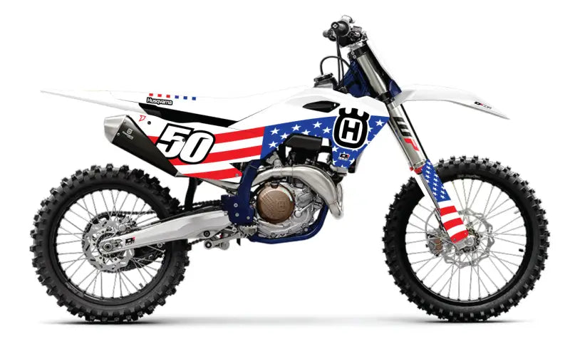 Comp Kit Usa 25 Husqvarna Tc/Fc 125 450 Wht Bg - D-COR
