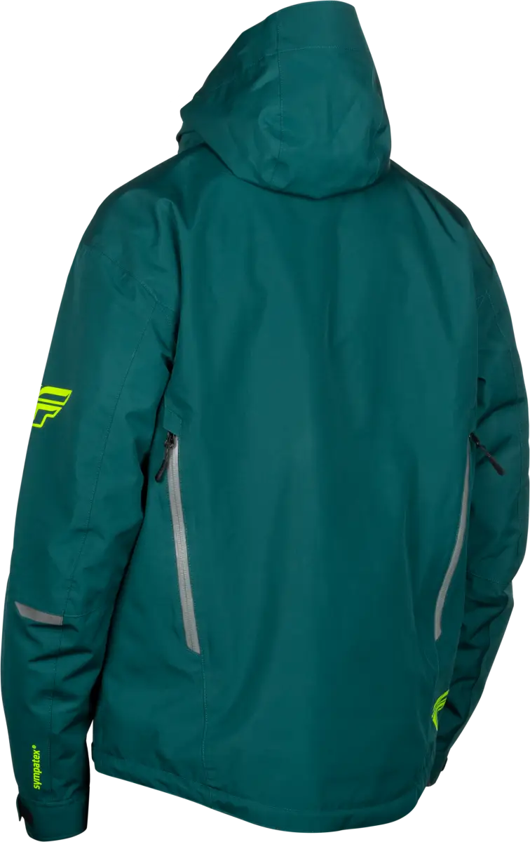 Incline Jacket Teal/Black 2x - FLY RACING