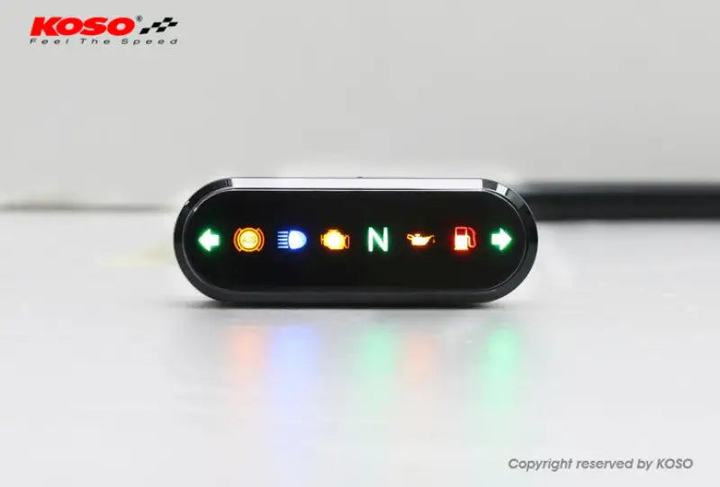 Indicator Light Display Meter Black
