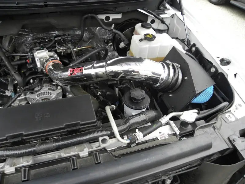 Injen 09-10 Ford F-150 2 valve V8 4.6L Wrinkle Black Power-Flow Air Intake System - Truck & Automotive