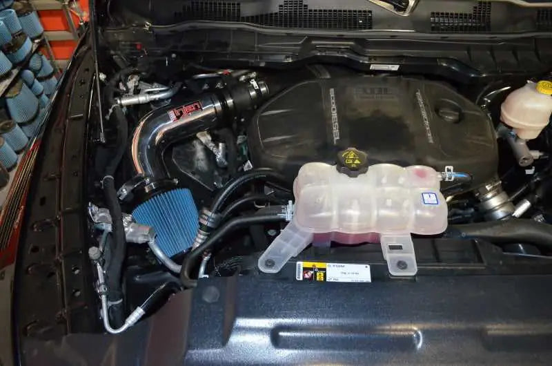 Injen 14-18 Dodge Ram 3.0L V6 Wrinkle Black Power-Flow Short Ram Intake