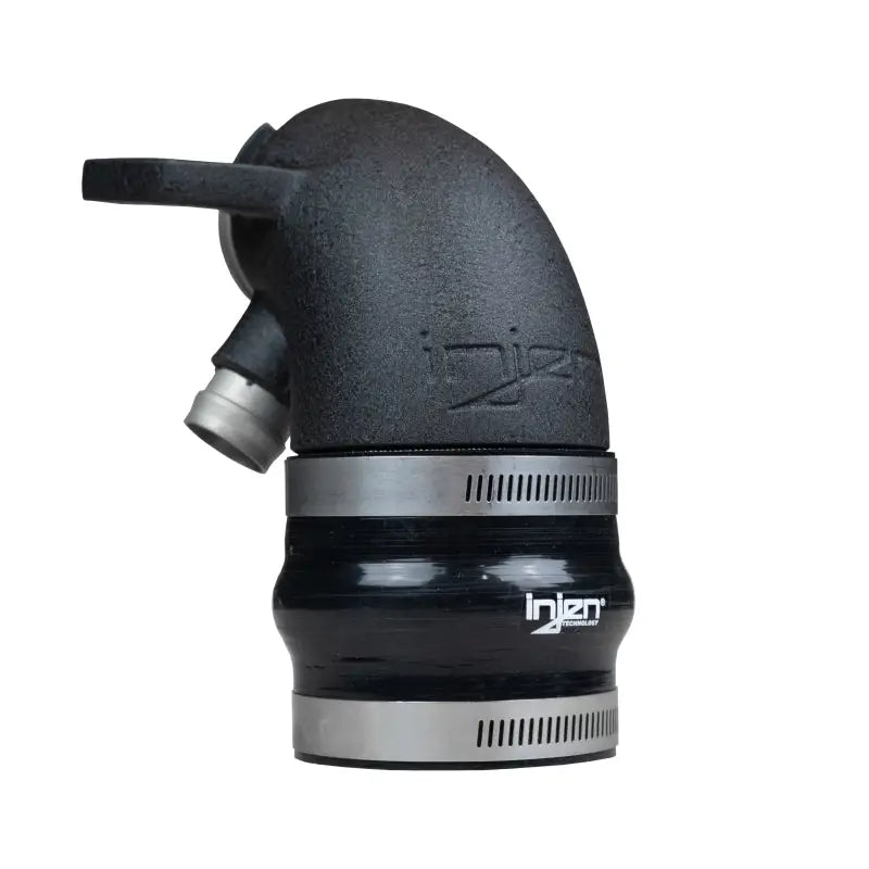Black intake elbow with hose clamps for SES Turbo Inlet Pipe on VW Audi engines