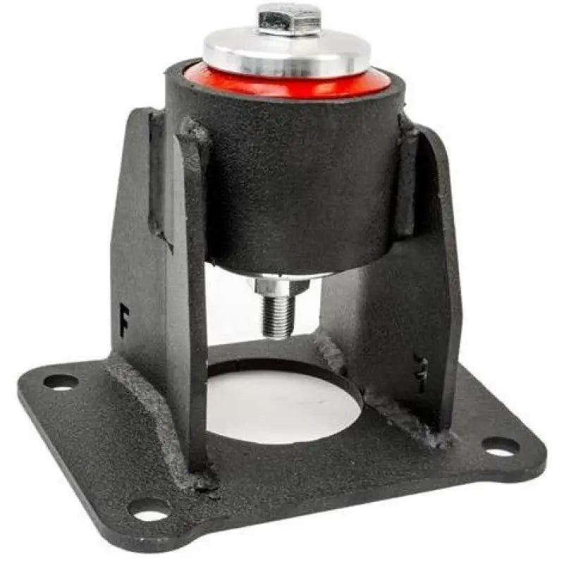 Black steel Acura MDX J-Series front mount with rubber bushings