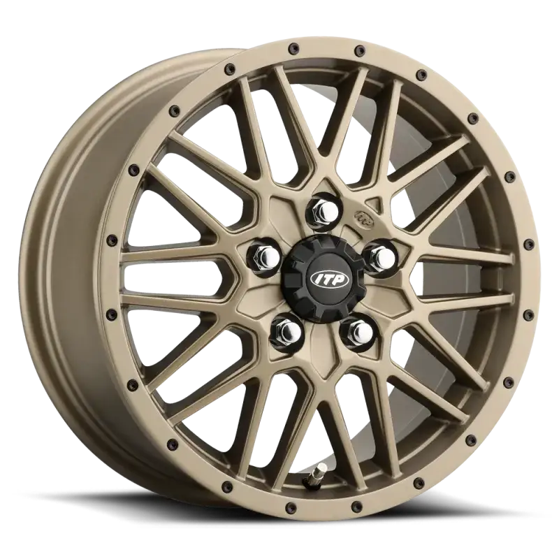 ITP Hurricane 14x7 2+5 4/4 - Machined Black - RV and Auto Parts