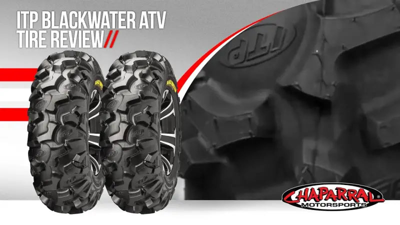 ATV tires with aggressive tread from ITP Tires Blackwater Evol 25x9R-12