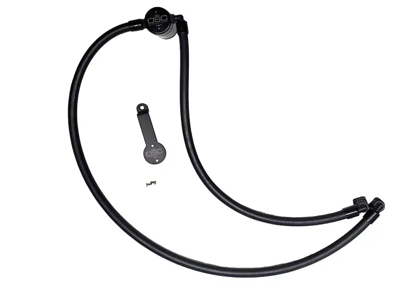 J&L 20-21 Jeep Gladiator 2.0L (Excl Hybrid Models) Driver Side Oil Separator 3.0 - Black Anodized - Truck & Automotive