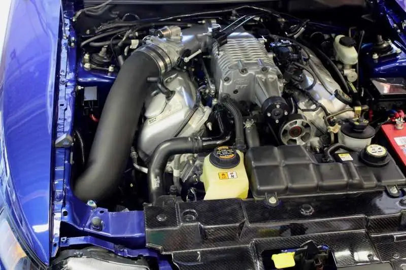 JLT JLT 03-04 Ford SVT Cobra 12in Black CAI Kit w/Red Filter - Tune Req (Does Not Work w/Stock MAF)
