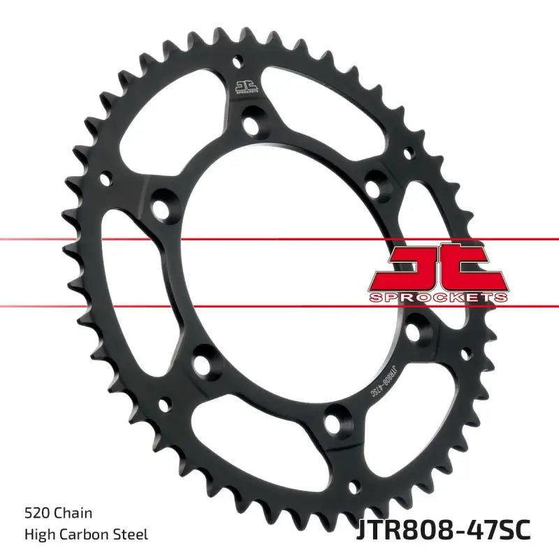 JTR808.47SC Rear Sprocket Steel 47t 520 Kaw/Suz