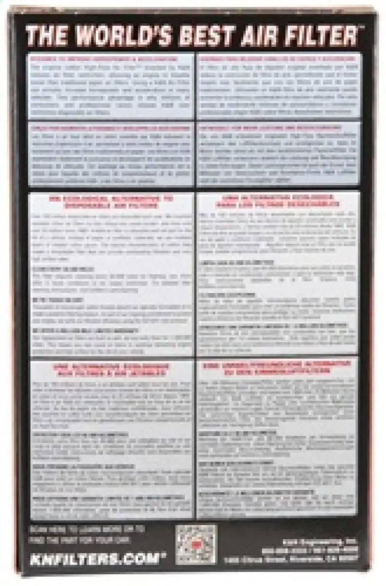 K&N BMW Replacement Air FIlter - 5.875in O/S L x 3.5in W 1.25in H - Truck & Automotive