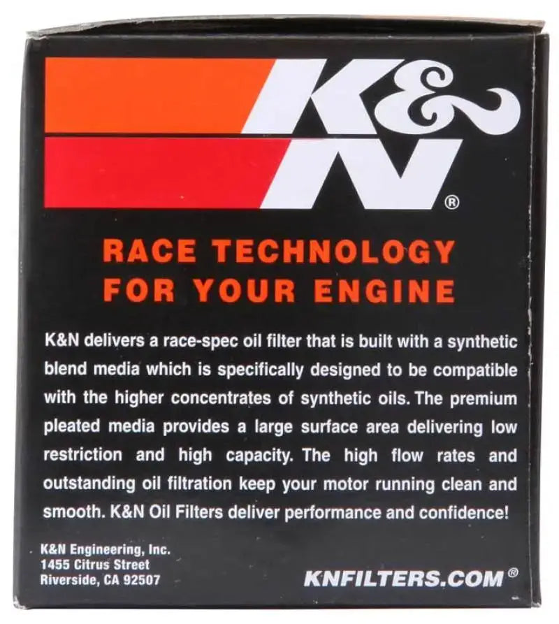 K&N Honda / Kawasaki / Arctic Cat / Suzuki / Triumph / Yamaha 2.688in OD x 2.969in H Oil Filter - Truck & Automotive