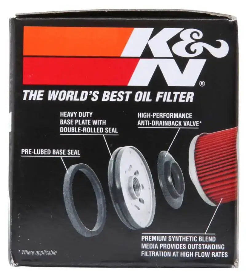 K&N Suzuki / Arctic Cat / Cagiva / Kawasaki / Kymco / Aprilia 2.813in OD x 3.031in H Oil Filter - Truck & Automotive