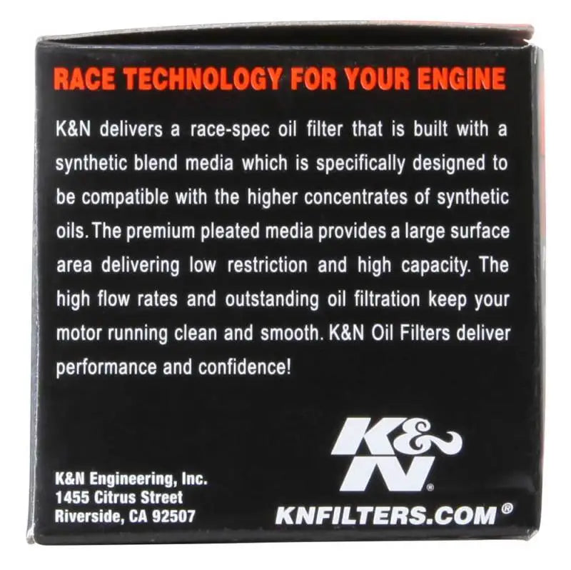 K&N oil filter box for Arctic Cat Suzuki Kawasaki Yamaha 1.75in x 2.125in oil filter