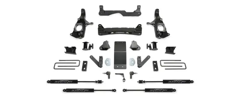 K1121M Fabtech 4' Basic Sys W/Stealth Shks 2011-16
