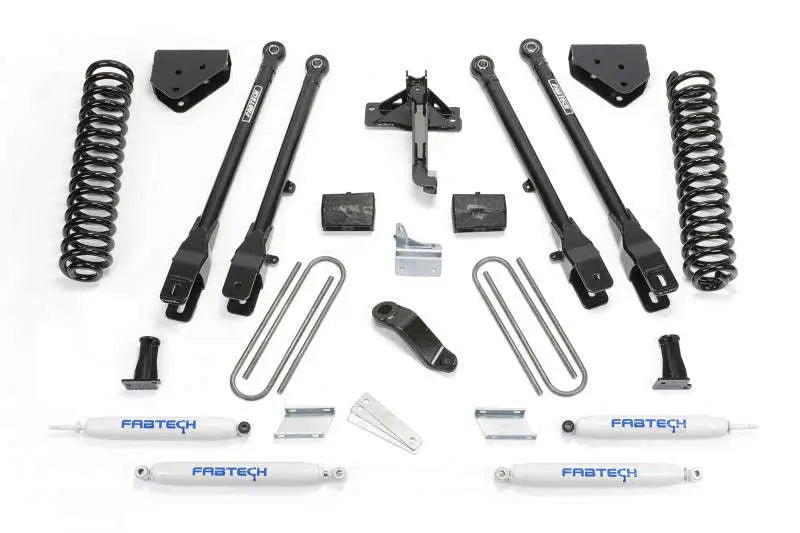 K2120 Fabtech Lift Kit Suspension components arranged, ideal for RV, automotive, powersports, off-road, marine, truck accessories, interior, truck bed, rv parts, Suspension, AVADA - Best Sellers, Must Haves