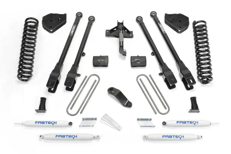 K2337 Fabtech 6' 4Link Sys W/Coils & Perf Shks 20