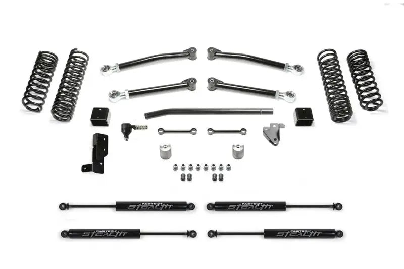 K4202M Fabtech 3' Trail W/ Stealth 2021 Jeep Jl 4X