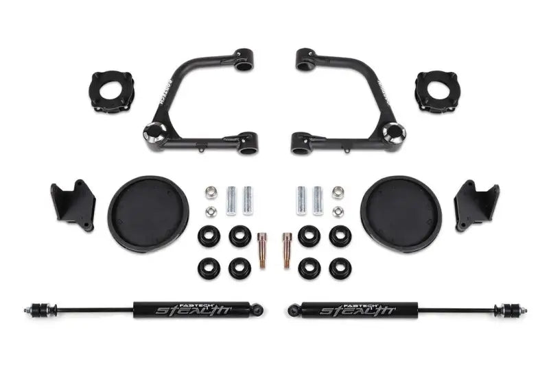 K7086M Fabtech 3' Uca Kit W/Uniballs & Fr Shk Spcr