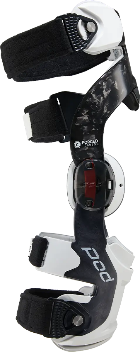 K8 3.0 Knee Brace Carbon (Rt) Carbon/White 2x - POD