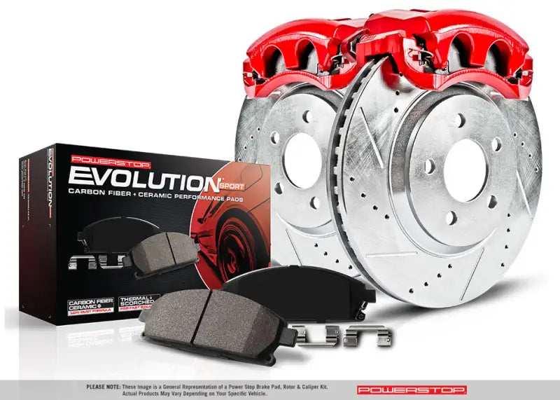KC6560 Powerstop 1 Click Kit W/Calipers - Brake