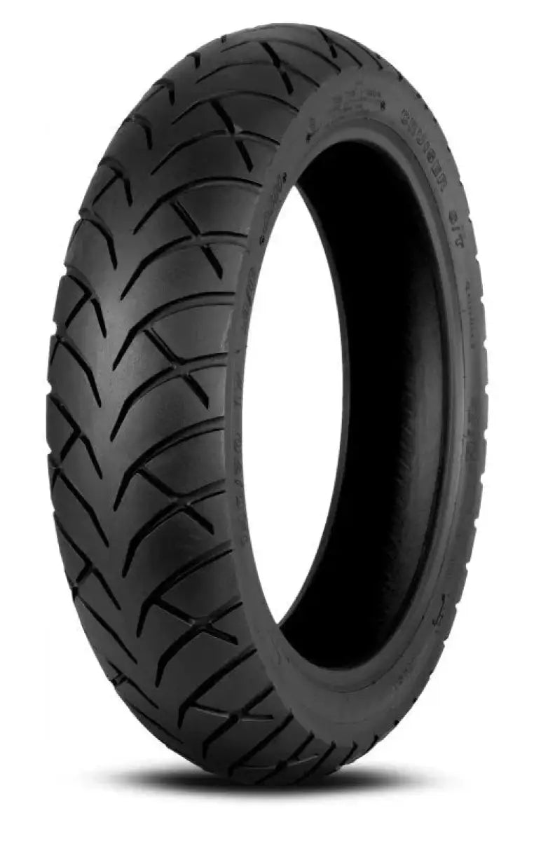 Black Kenda K671 Cruiser rear motorcycle tire with tread for Kenda K671 cruiser bikes