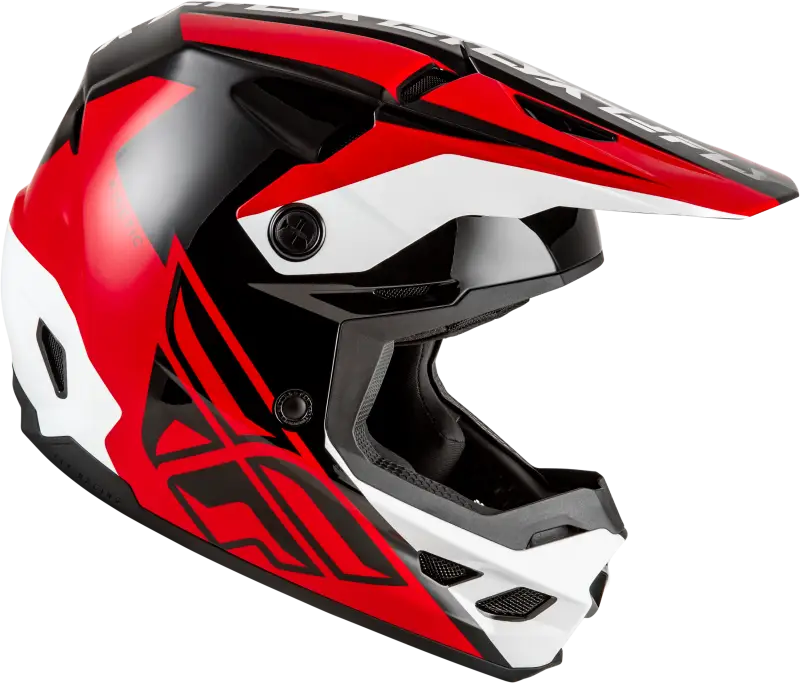 Kinetic Crest Helmet Red/Black/White Md - FLY RACING