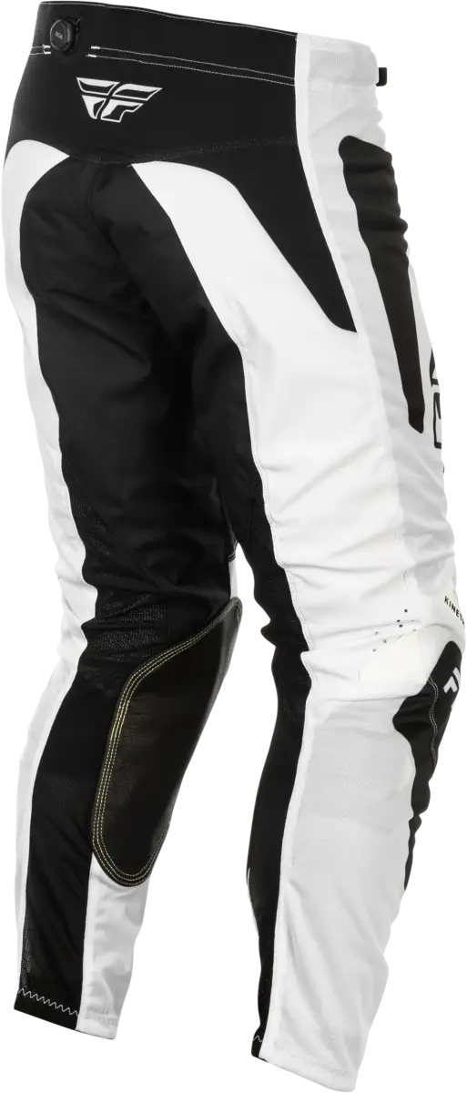 Kinetic Mesh Sym Pants White/Black Sz 40 - FLY RACING