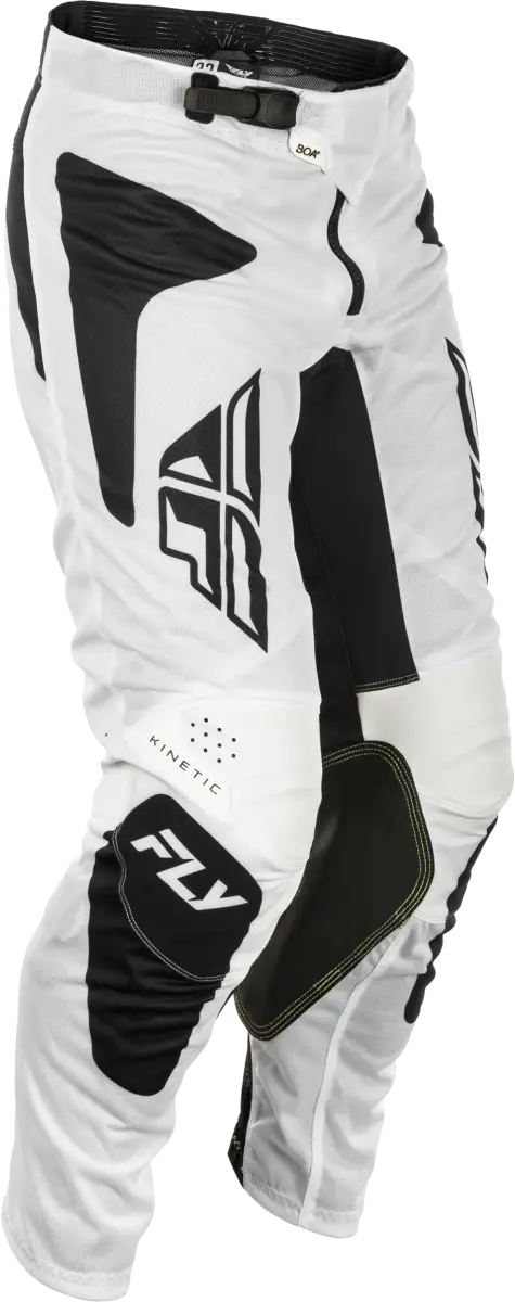 Kinetic Mesh Sym Pants White/Black Sz 32 - FLY RACING