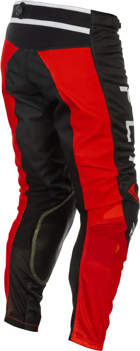 Kinetic Mesh Center Pants Black/White/Red Sz 30 - FLY RACING