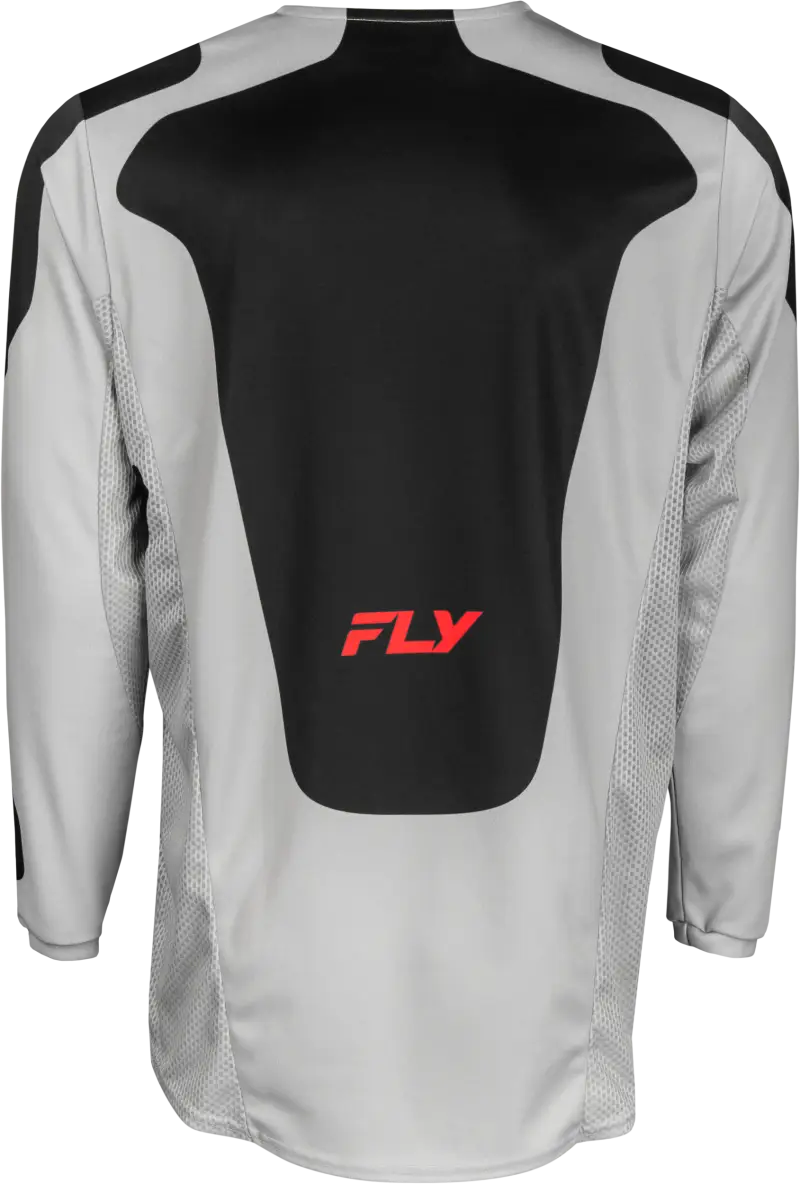 Kinetic Sym Jersey Light Grey/Red/Black Md