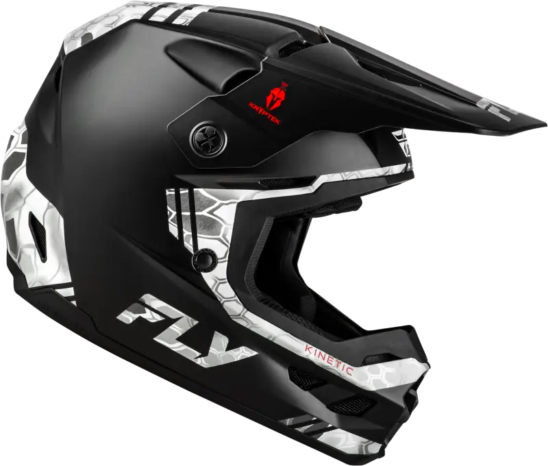 Kinetic Verdict Kryptek Helmet Black/Grey Xs - FLY RACING
