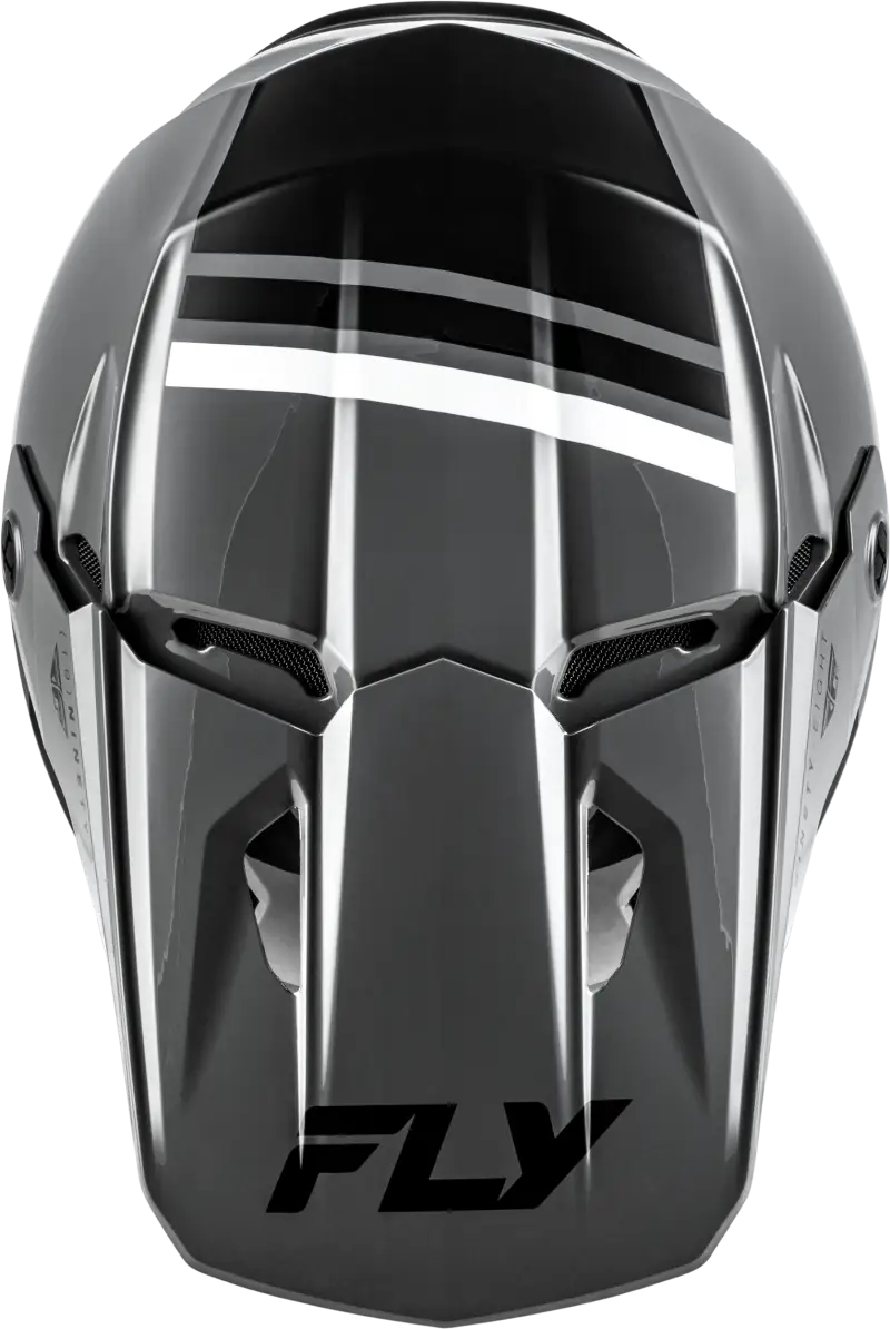 Kinetic Verdict Helmet Grey/Black/White Xl - FLY RACING