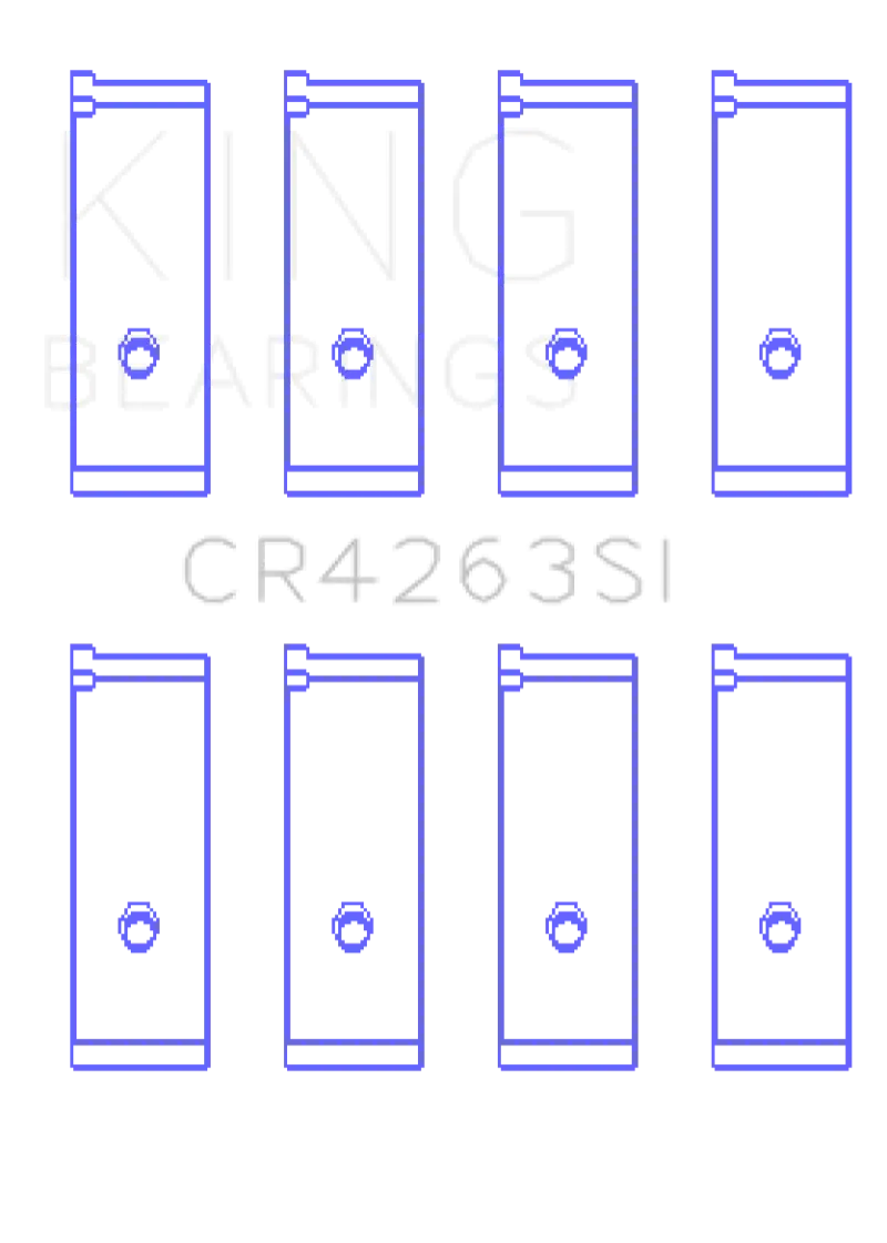King Toyota 1ZZ-FE (Size.25) Rod Bearing Set