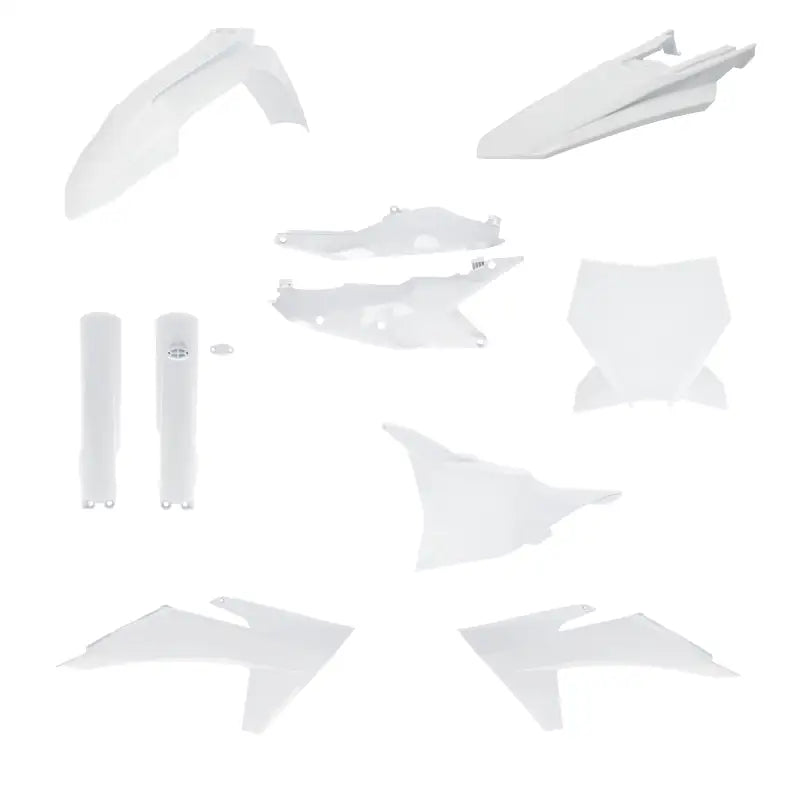 Full Plastic Kit Ktm White - ACERBIS