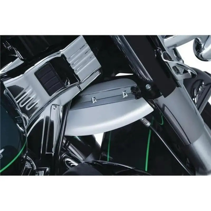 Kuryakyn Lower Triple Tree Wind Deflector Chrome - 1804 - Deflectors