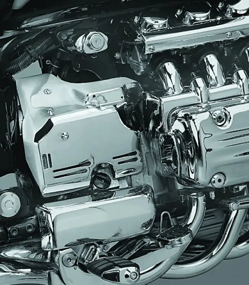 Kuryakyn Transmission Side Cover Set 97-04 Honda Valkyrie Chrome - RV and Auto Parts