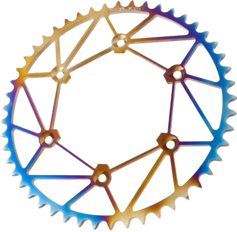 DIRT TRICKS KX-49-Z-C Rear Sprocket Chromoly Stl/Zir 49t 520 Chromatic Kaw