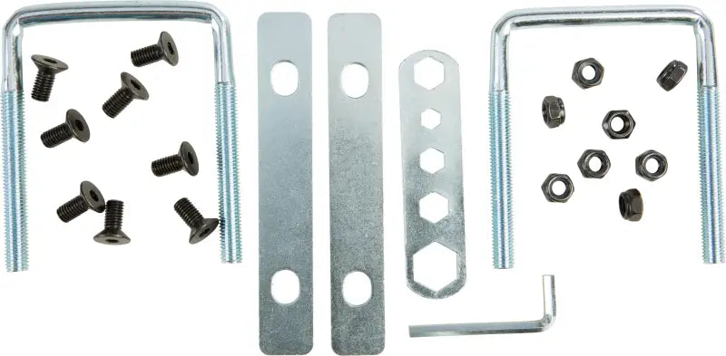 LC Utility Containers Jug Rack Hardware Kit – Includes mounting hardware, lockable retention cable, aluminum construction, black powder-coated finish. Compatible with most trailers and PWC.