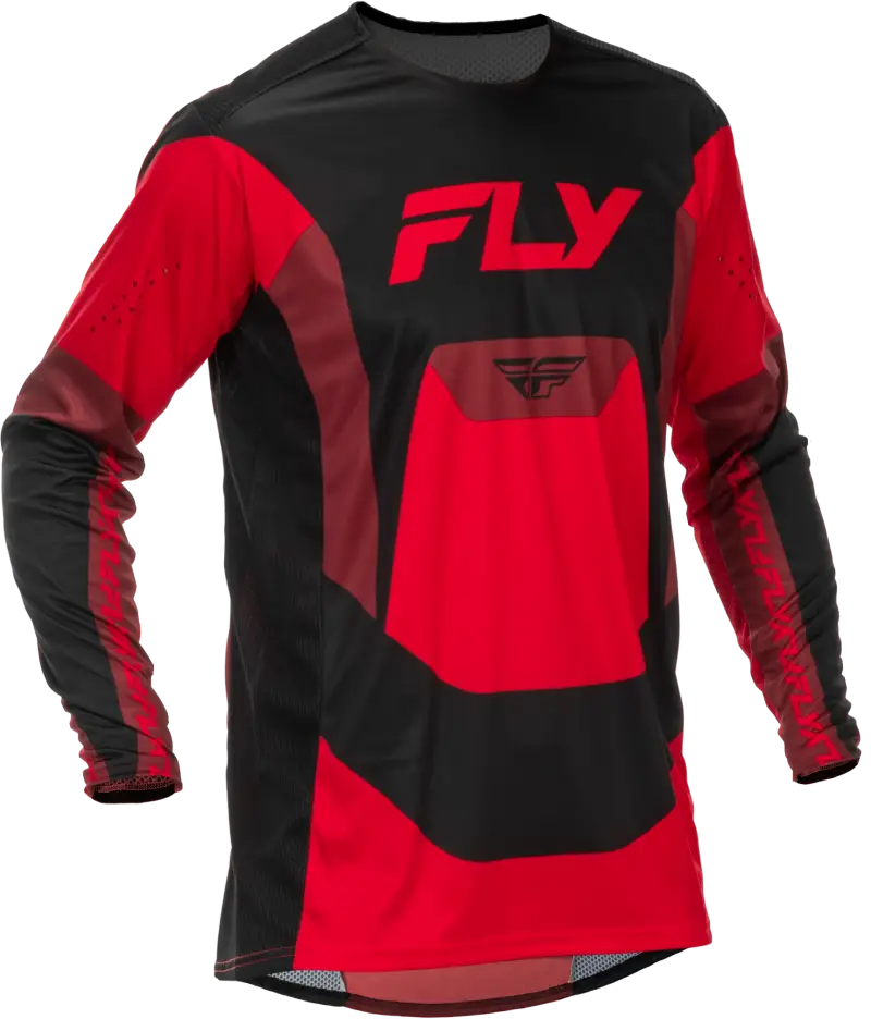 Lite Jersey Black/Red Lg - FLY RACING