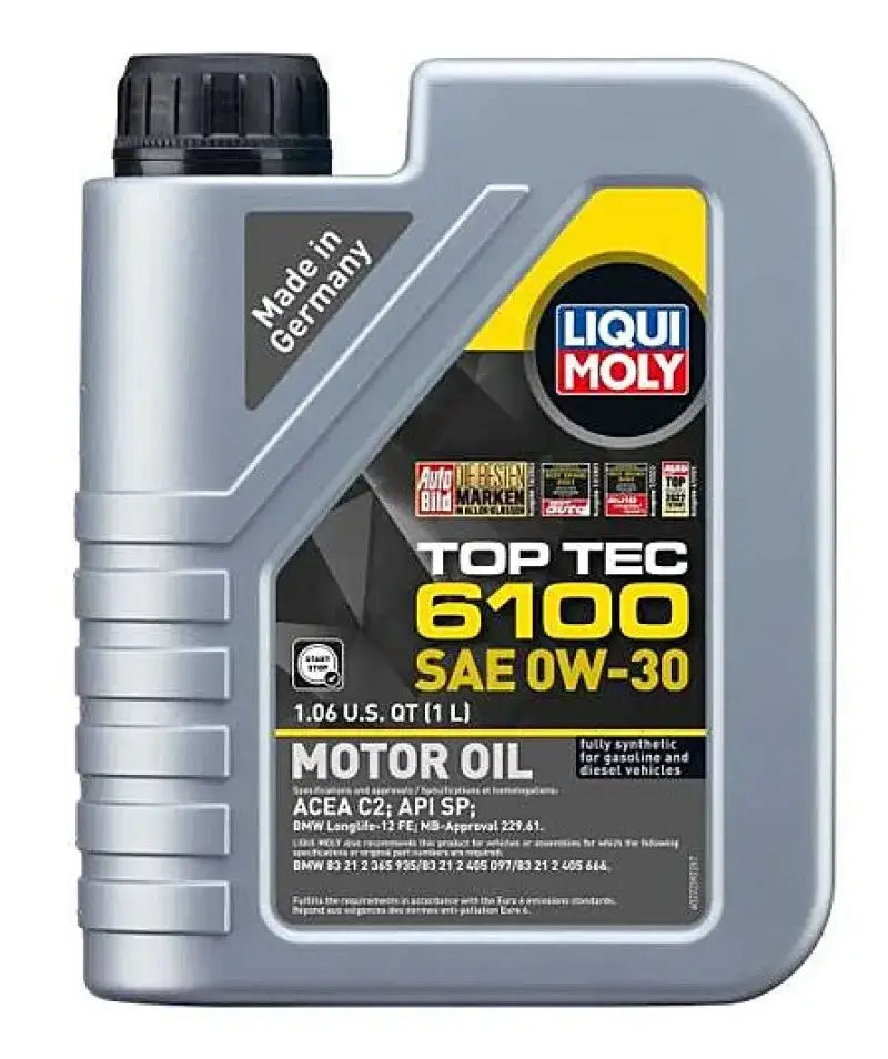LIQUI MOLY 1L Top Tec 6100 Motor Oil SAE 0W30 - Oils & Filters