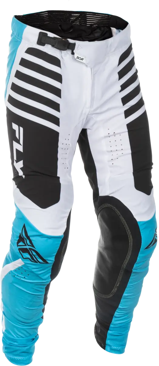 Lite Pants Blue White Black motocross pants with ventilation and knee padding for RV and truck fans