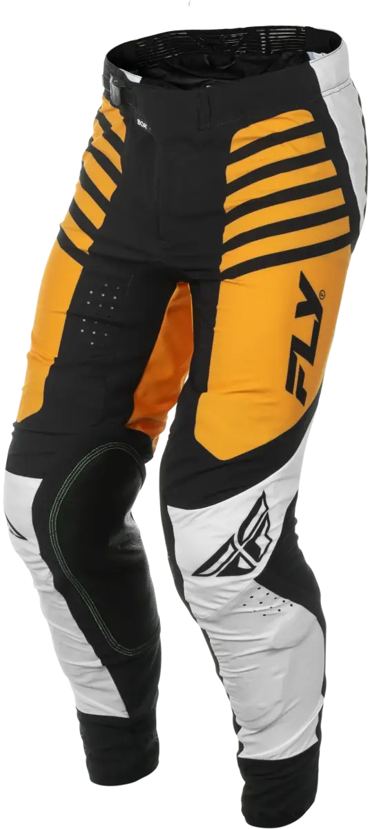 Motocross pants in black, white, and orange for lite pants, perfect for RV parts & accessories