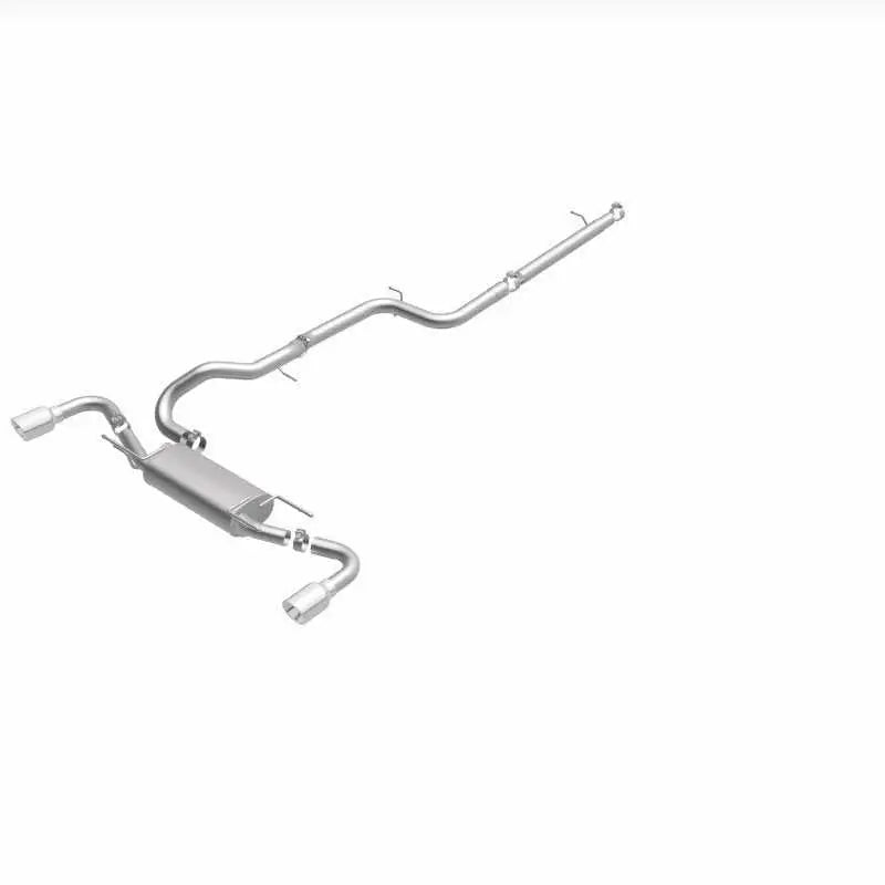 MagnaFlow 10-12 Mazda 3 L4 2.5L Hatchback Split Rear Exit Stainless Cat Back Performance Exhaust