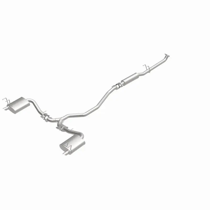 Polished chrome dual exhaust with Magnaflow tips for Honda Civic Sport
