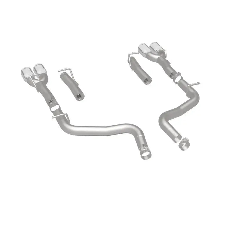 MagnaFlow Axle-Back SS 2.5in Quad Split Rear 3.5in Tip 2015 Dodge Challenger 3.6L V6 - Truck & Automotive