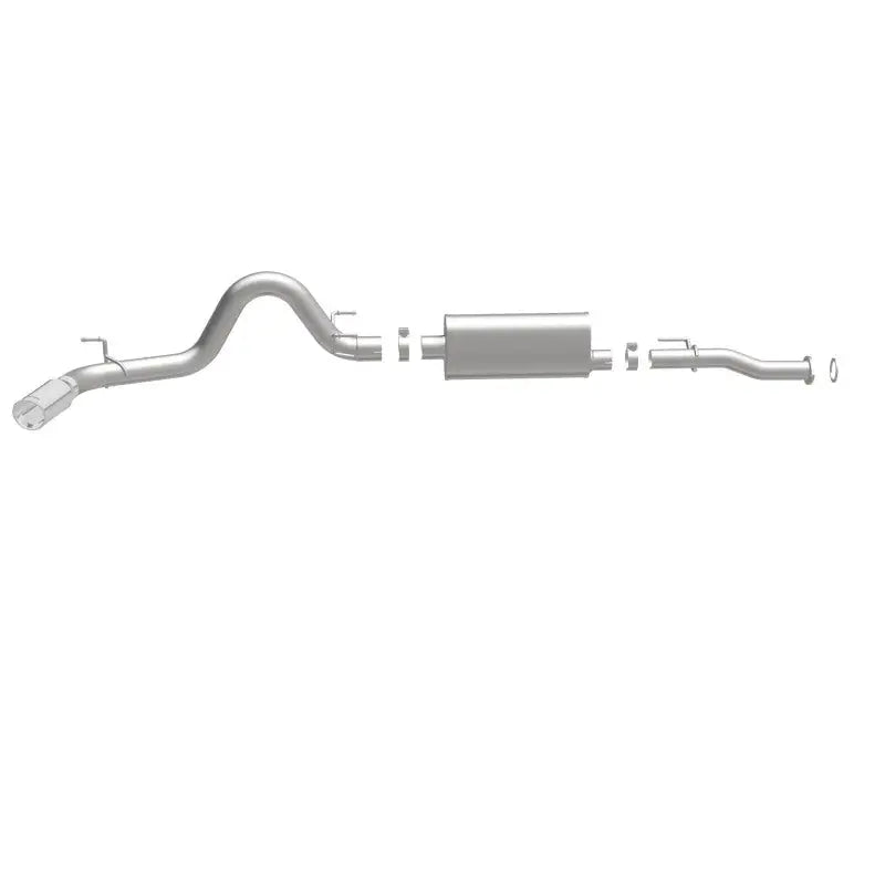 MagnaFlow Cat-Back 2016 Toyota Tacoma 3.5L V6 SS 3in Single Pass Side Exit Rear 4in Tip - Truck & Automotive