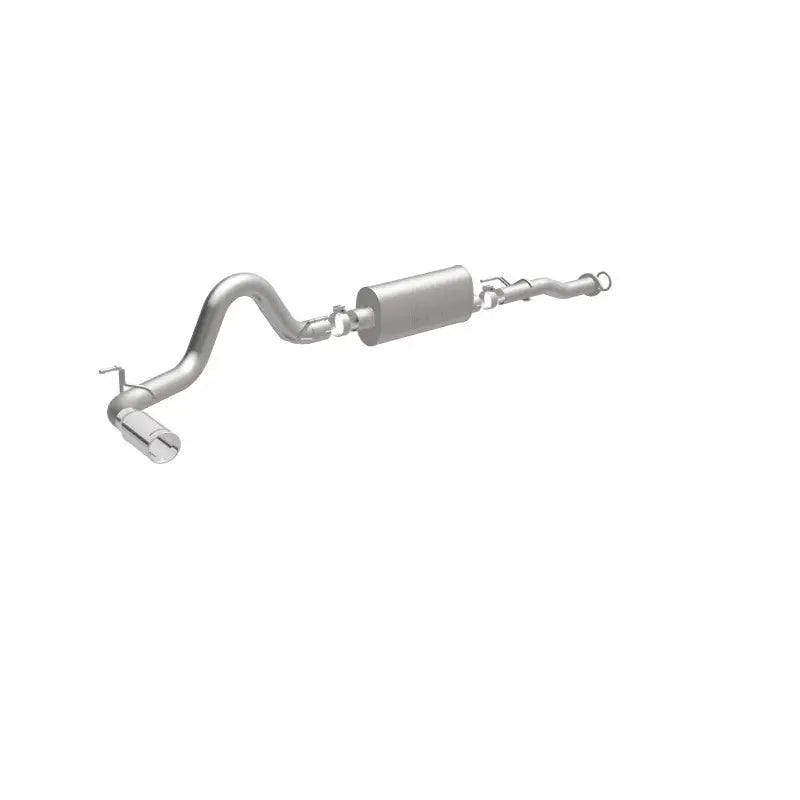 MagnaFlow Cat-Back 2016 Toyota Tacoma 3.5L V6 SS 3in Single Pass Side Exit Rear 4in Tip - Truck & Automotive
